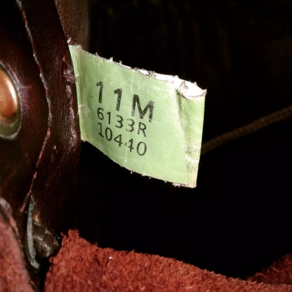 Timberland Men's sz 11 M Brown Leather Padded Collar Boot Shoes Premium Heritage - Picture 6 of 6